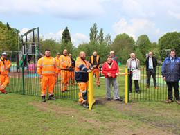 Alexandra Park ribbon cutting